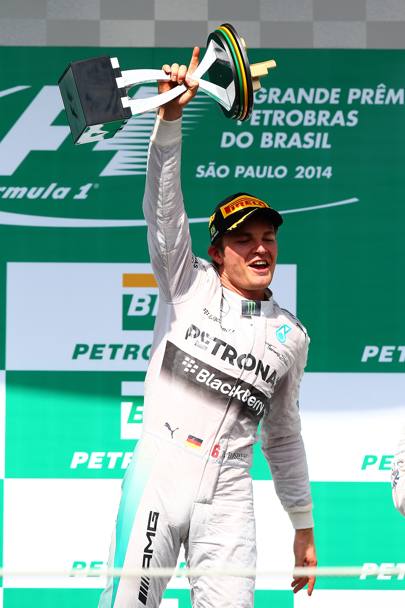 Novembre 2014, vittoria al GP del Brasile (Getty Images)
